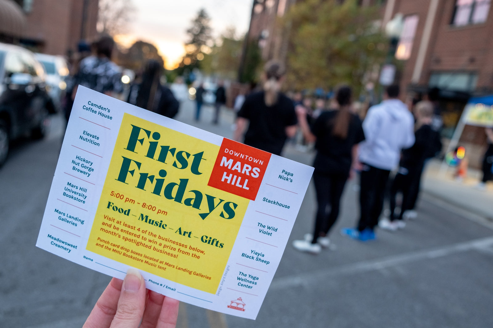 Join Me @ Mars Hill, NC First Friday - April 1 in Mars Landing Galleries Space