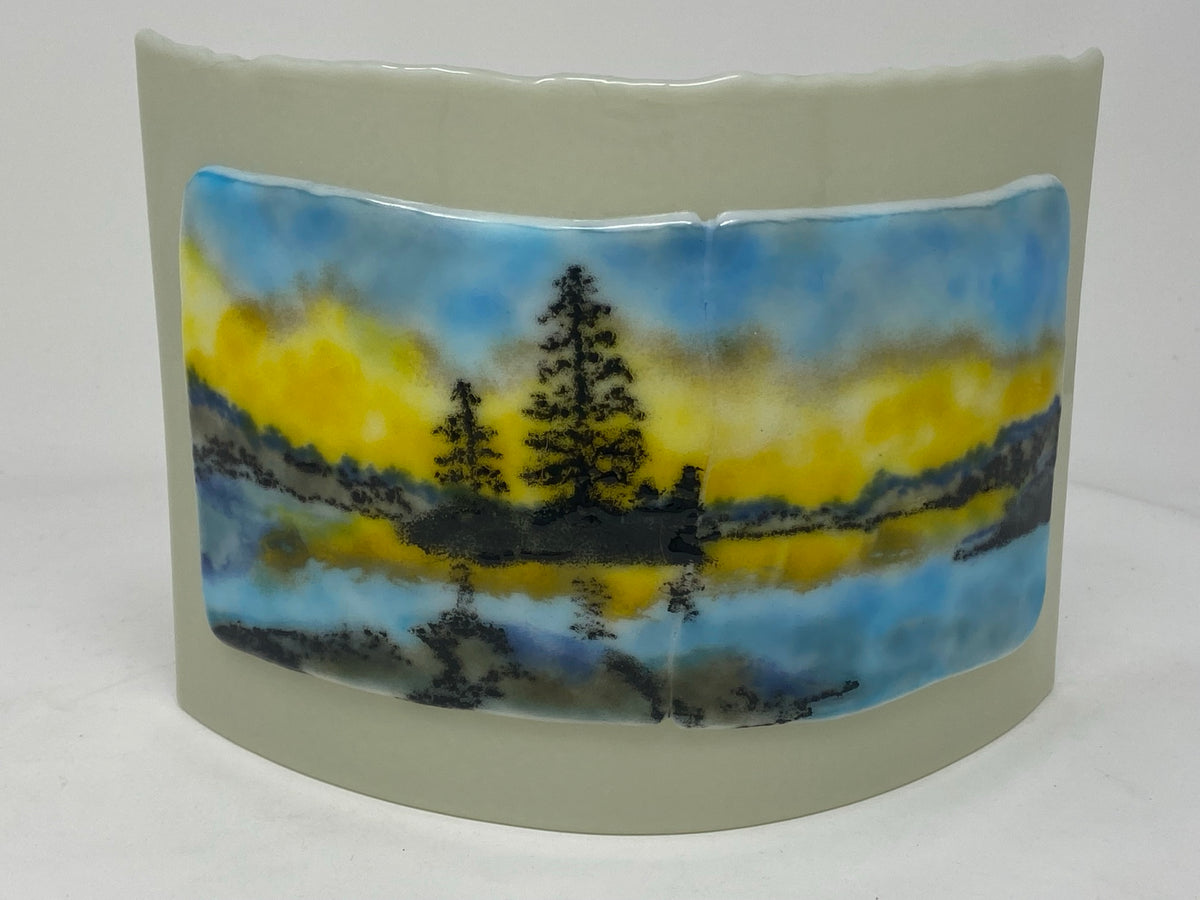 A Sense of Place: Intro to Working Thick &amp; Creating Depth with Kiln-Fired Glass