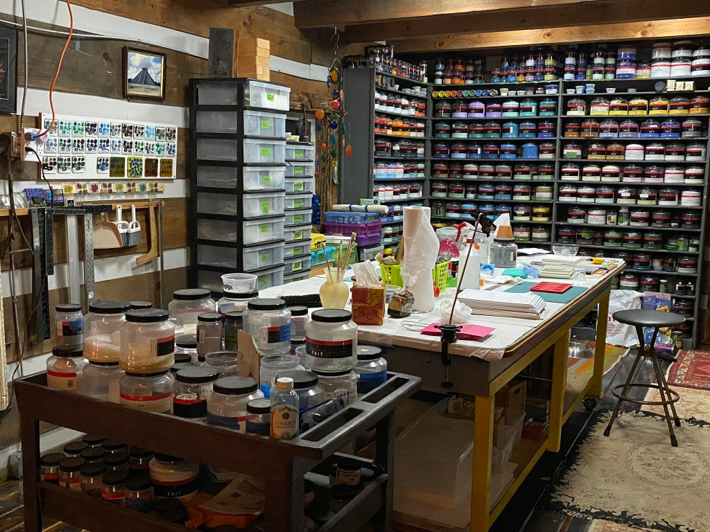 
          My Studio on Cattail Creek
        