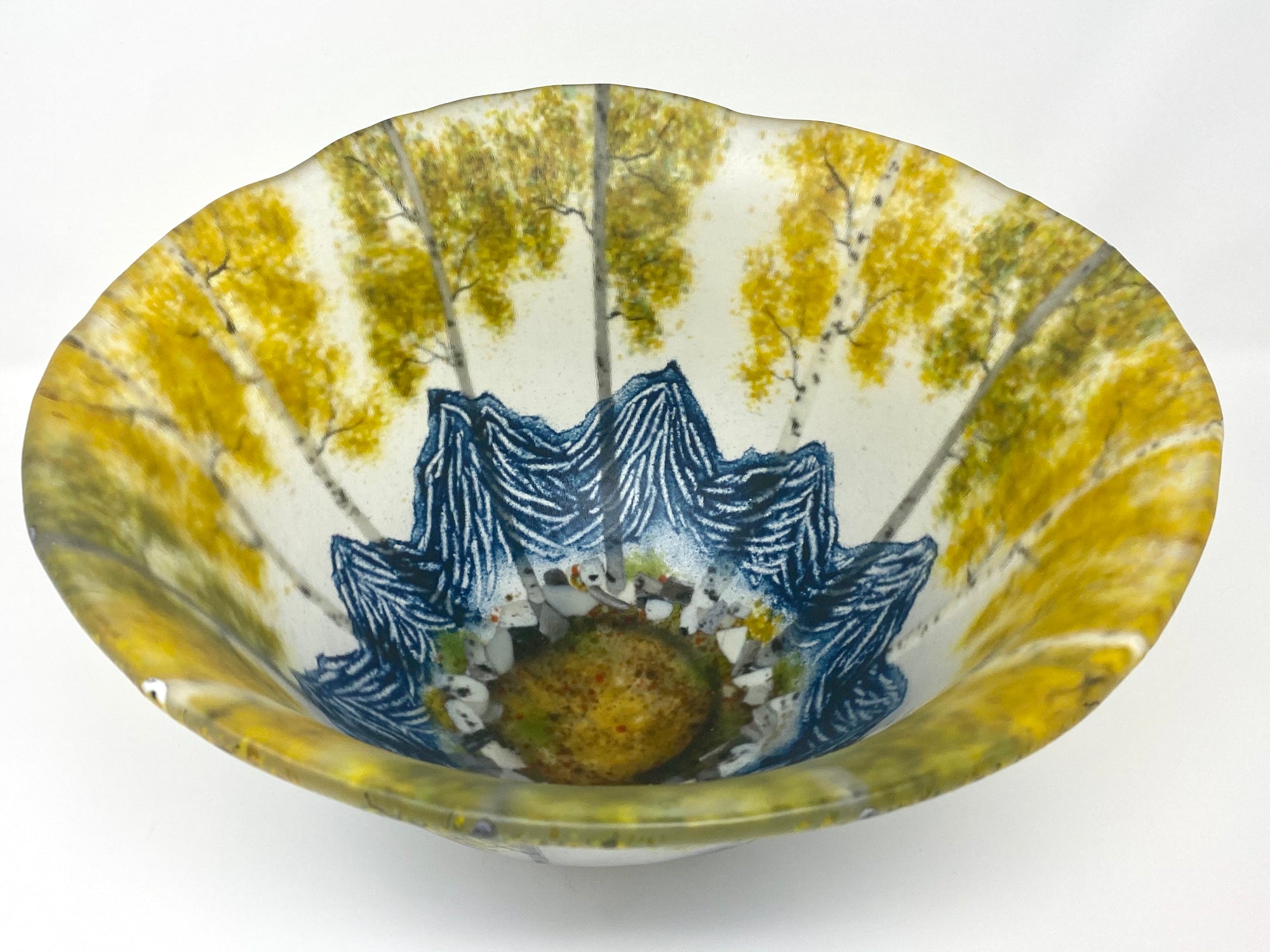 Summer to Fall in the Mountains Vessel