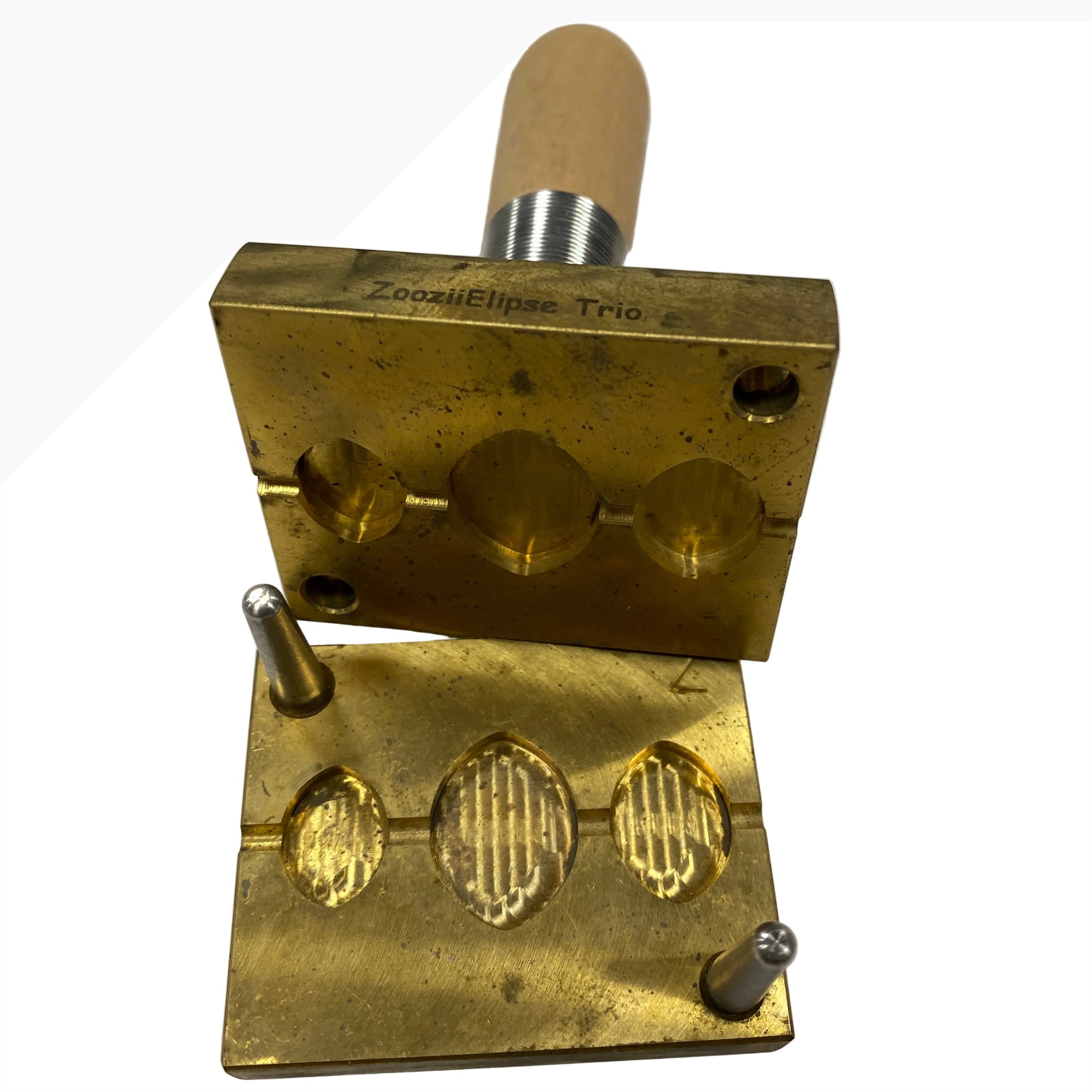Zoozii's Eclipse Trio Brass Glass Bead Press