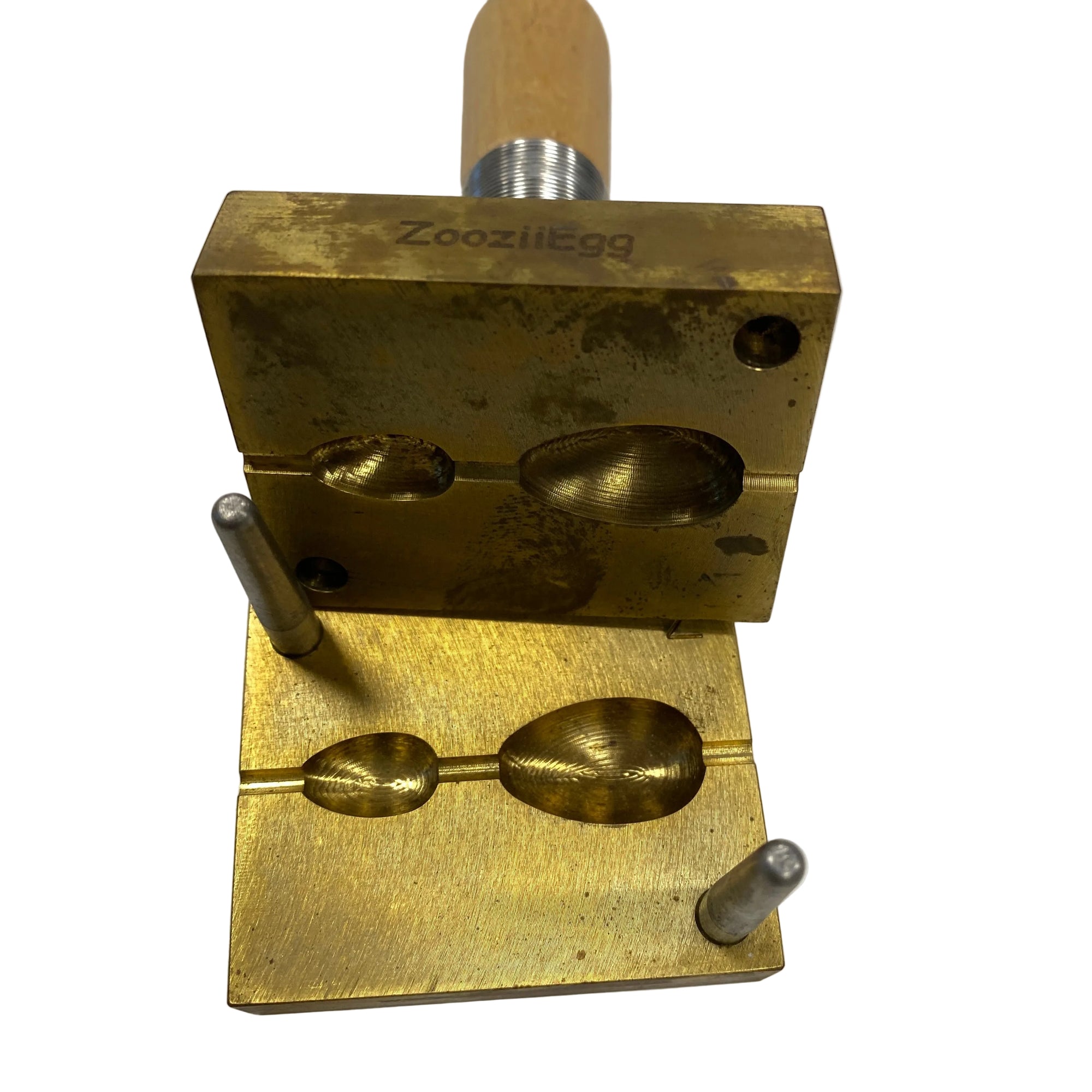 Zoozii's Egg Brass Glass Bead Press