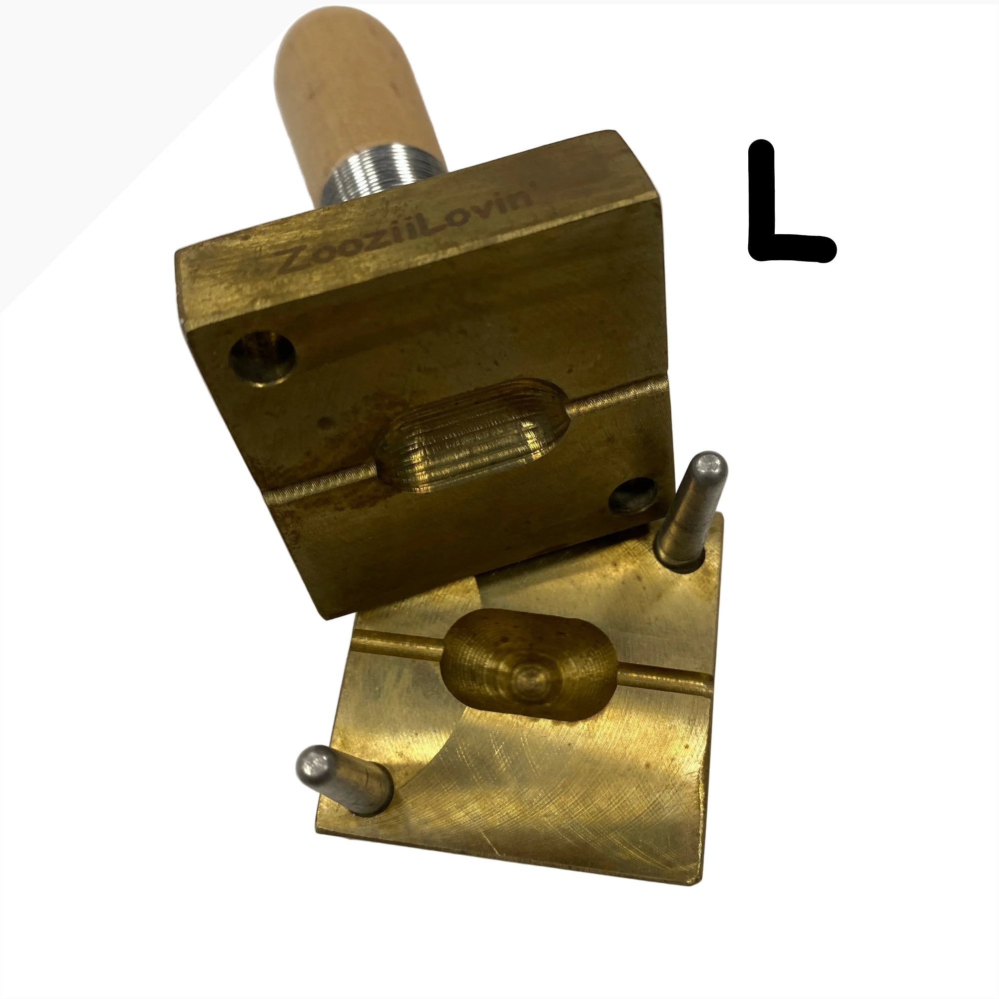 Zoozii's Lovin Large Brass Glass Bead Press