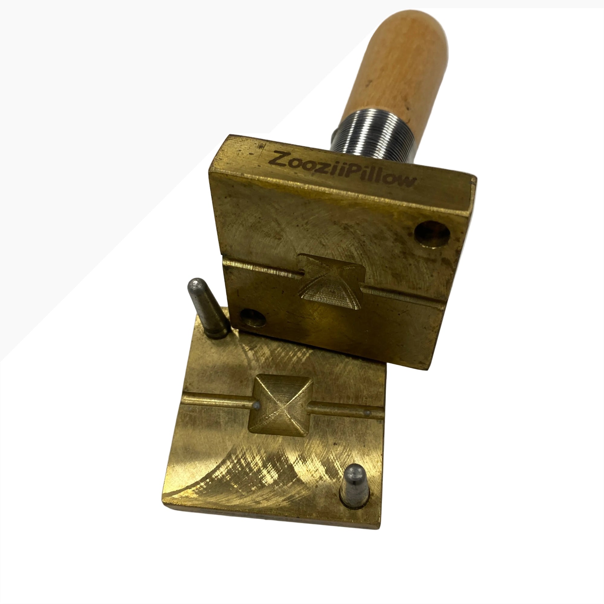Zoozii's Pillow Small Brass Glass Bead Press