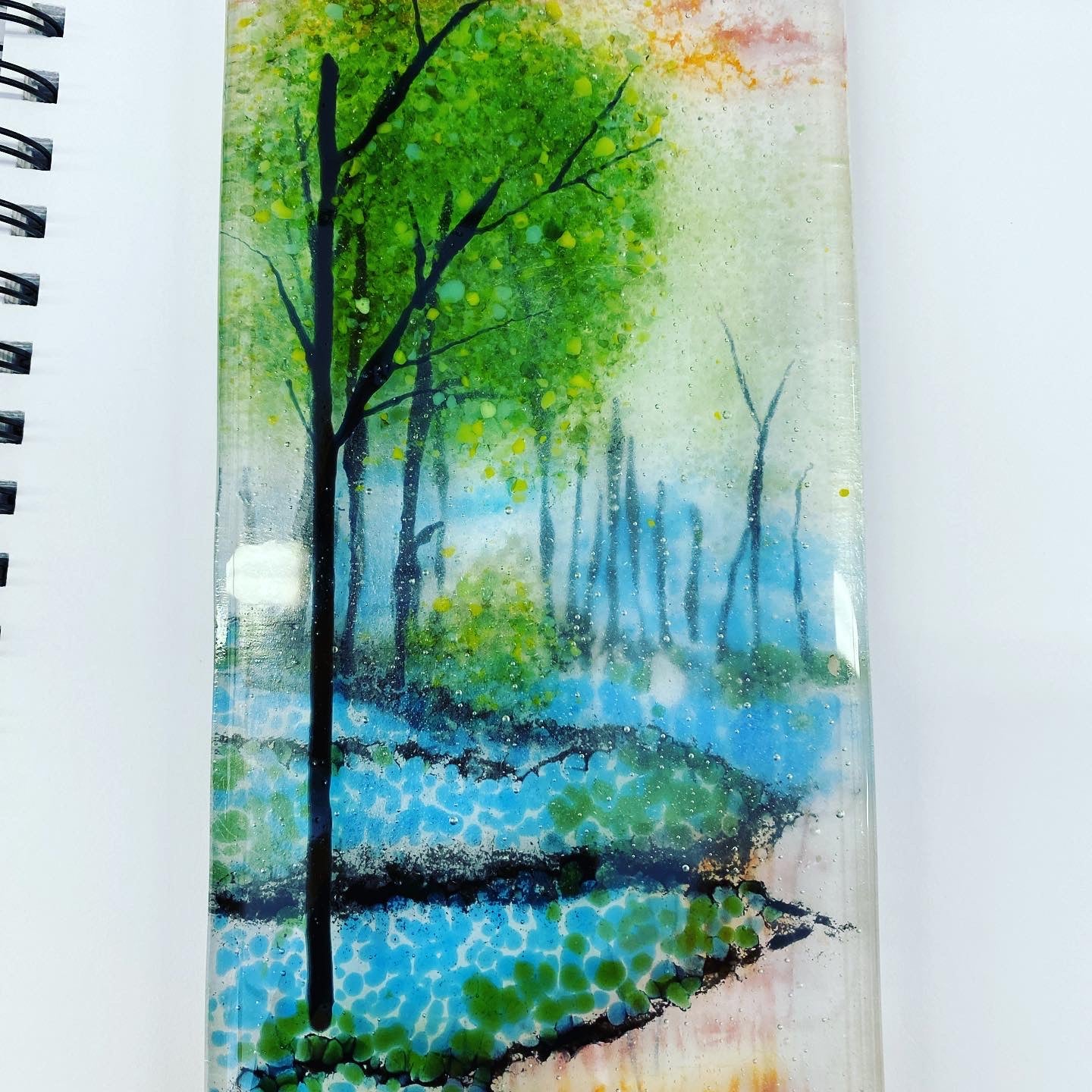 A Sense of Place: Intro to Working Thick &amp; Creating Depth with Kiln-Fired Glass