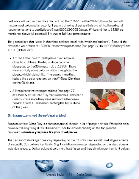 Glass Powder Topics Book I - Exploring the World of Glass Clay