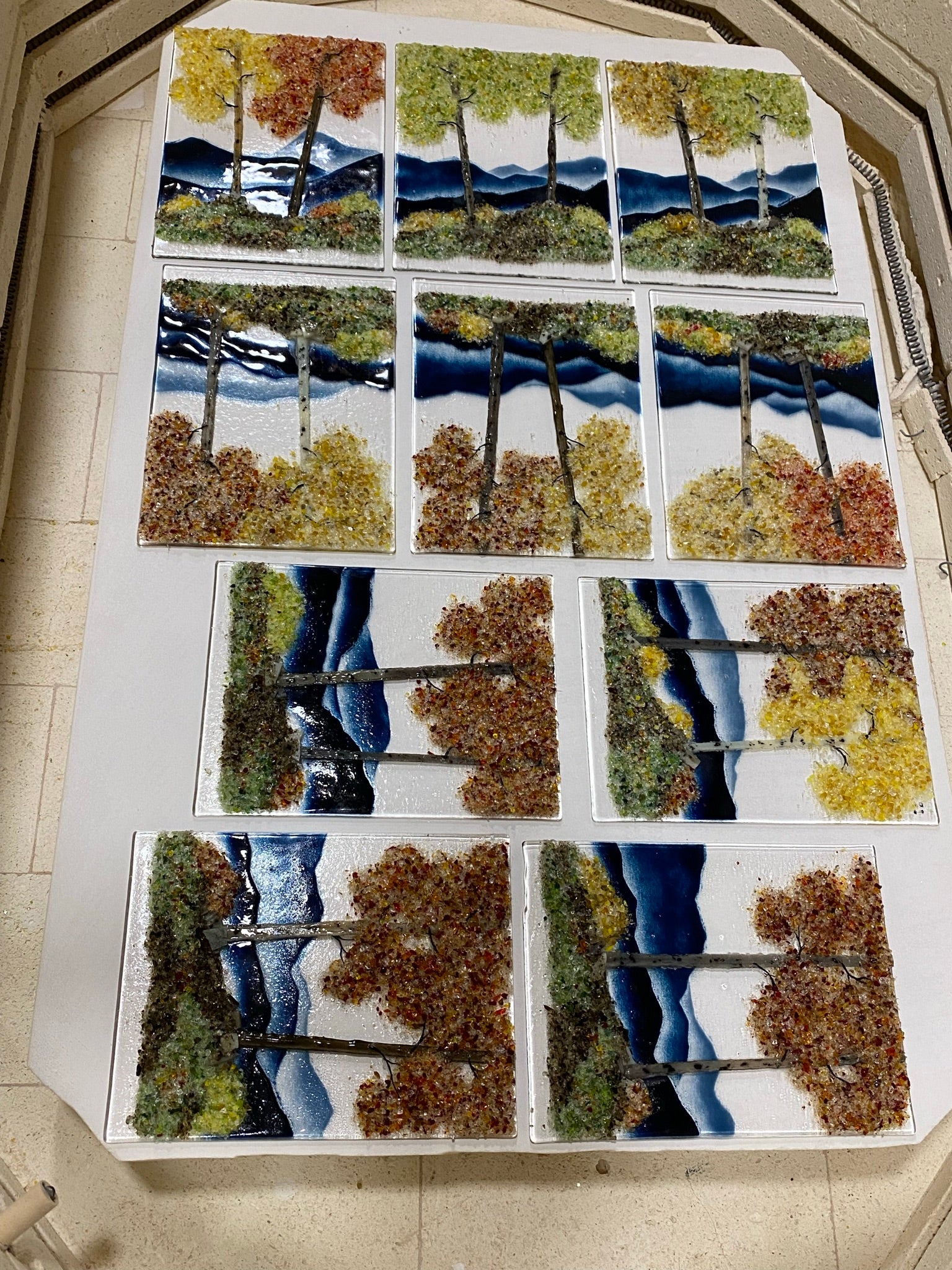 Personalized Class - Landscapes in Kilnformed Glass