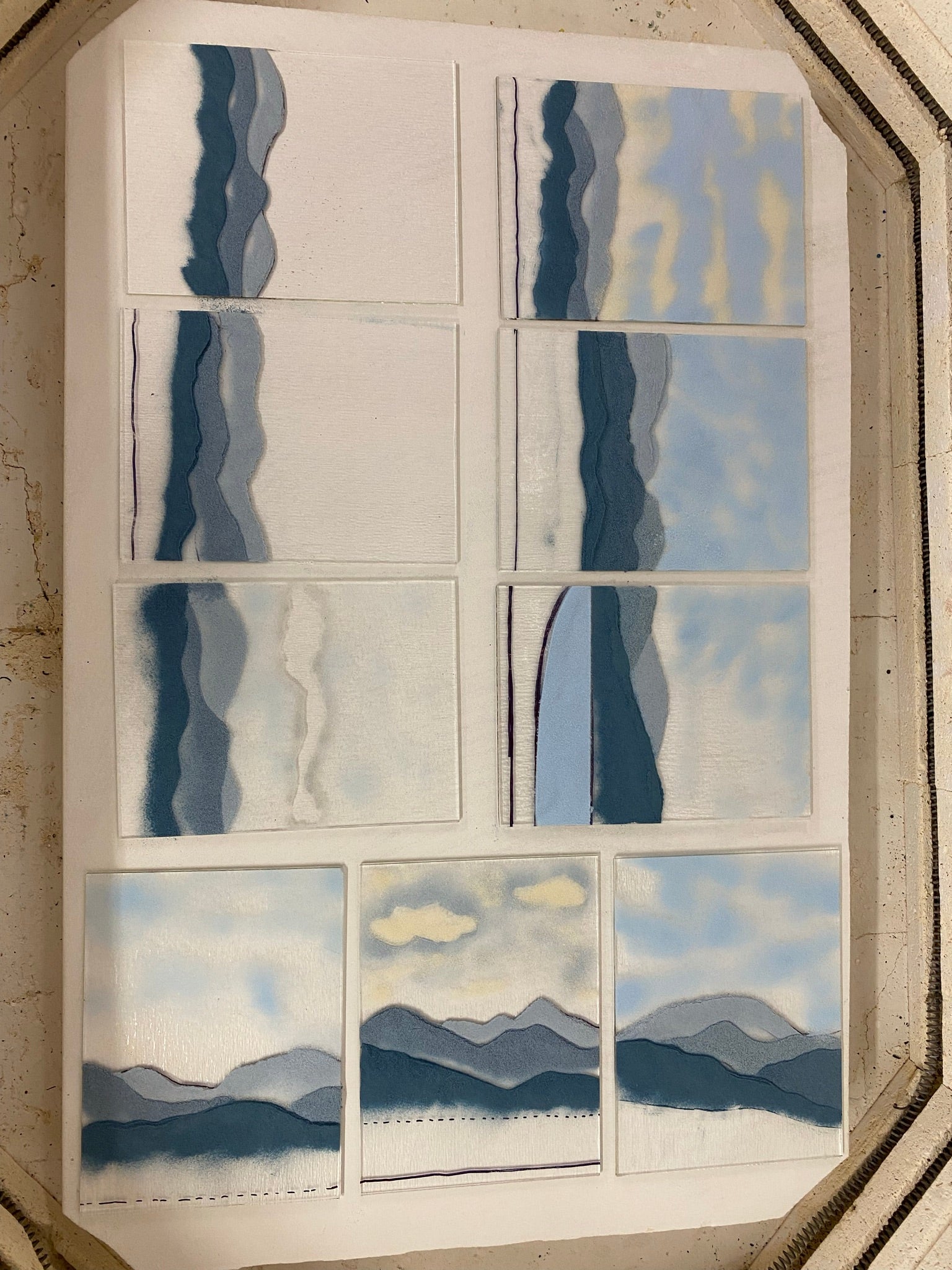 A Sense of Place: Intro to Working Thick &amp; Creating Depth with Kiln-Fired Glass