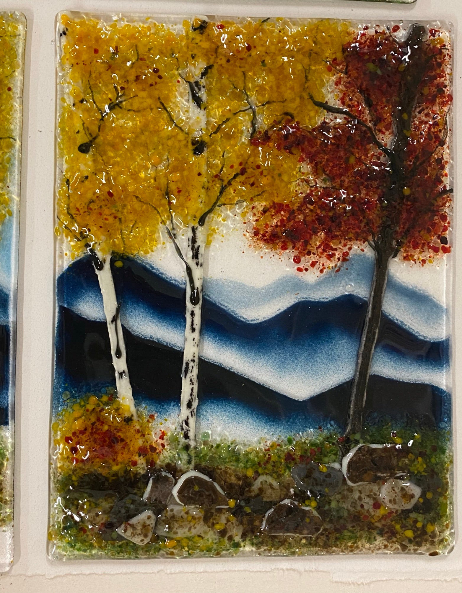 A Sense of Place: Intro to Working Thick &amp; Creating Depth with Kiln-Fired Glass