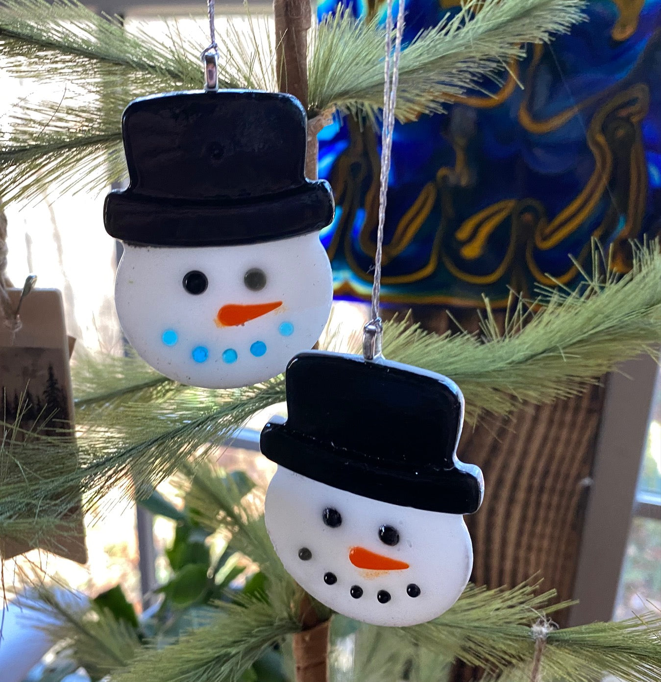 Snowman Face with Top Hat