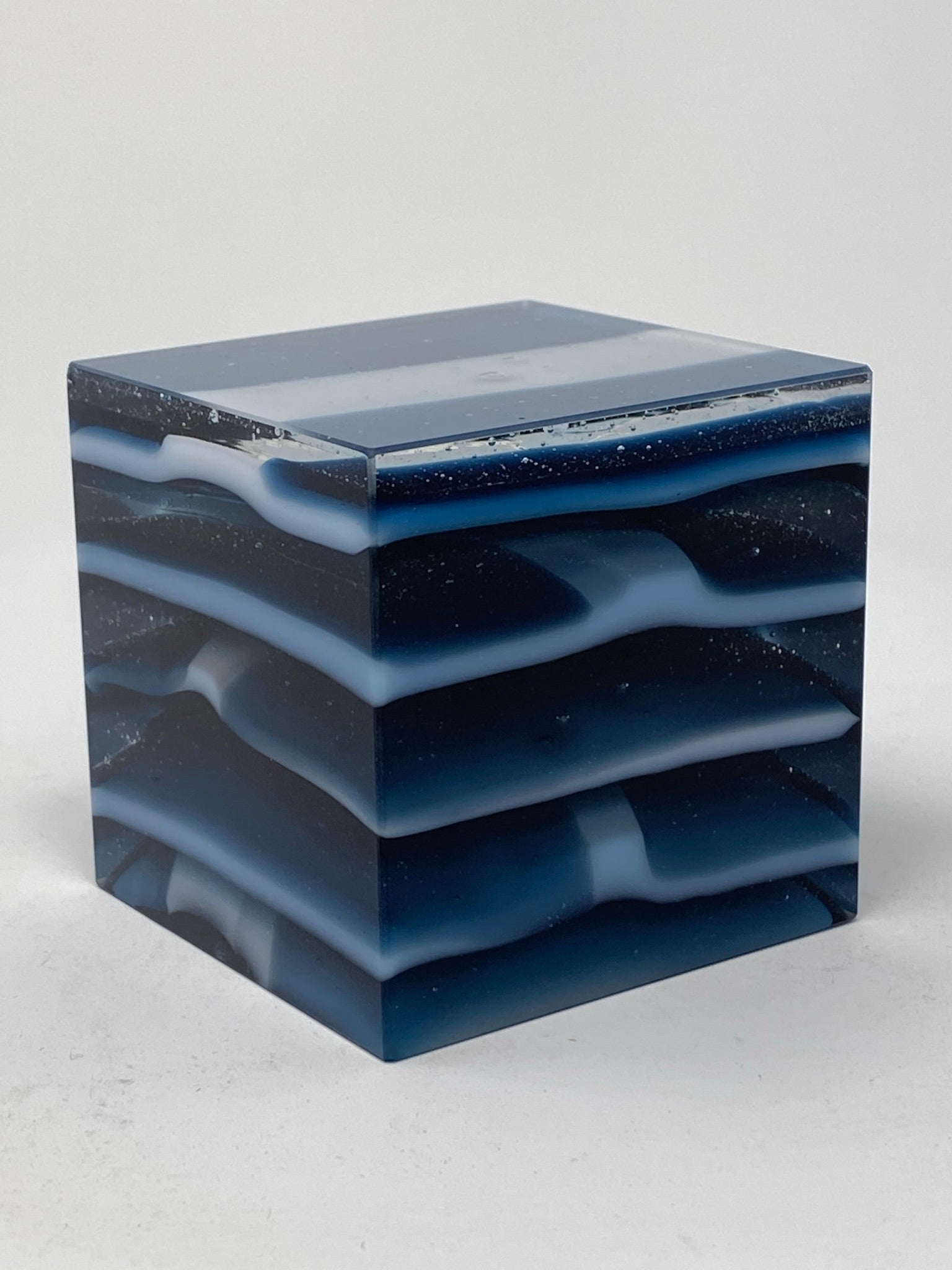 Layers of Color Paperweights / Cubes