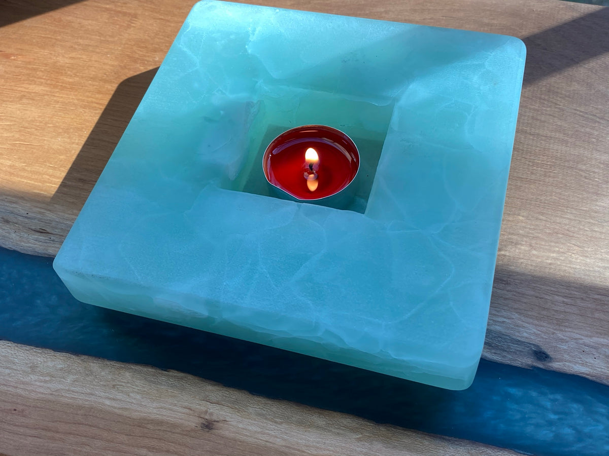 Box-Style Votive Tealight Candle Holder