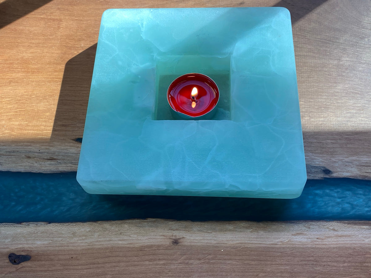 Box-Style Votive Tealight Candle Holder