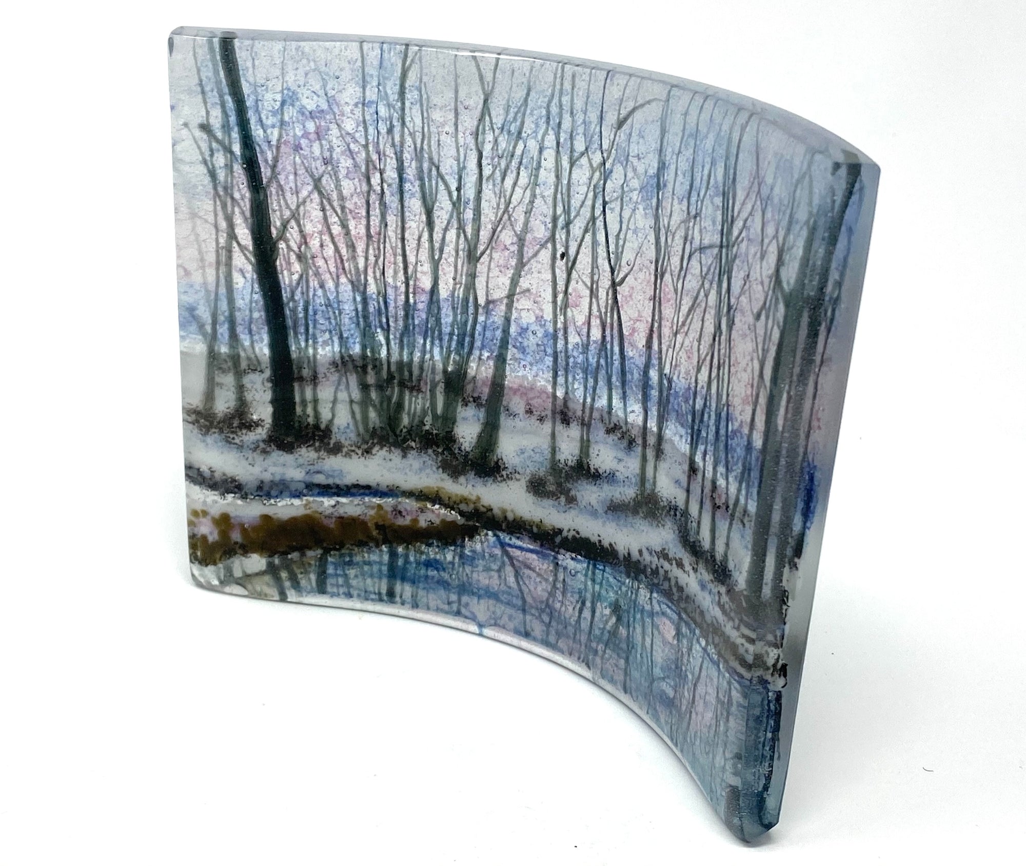 Riverside Winter Sunset