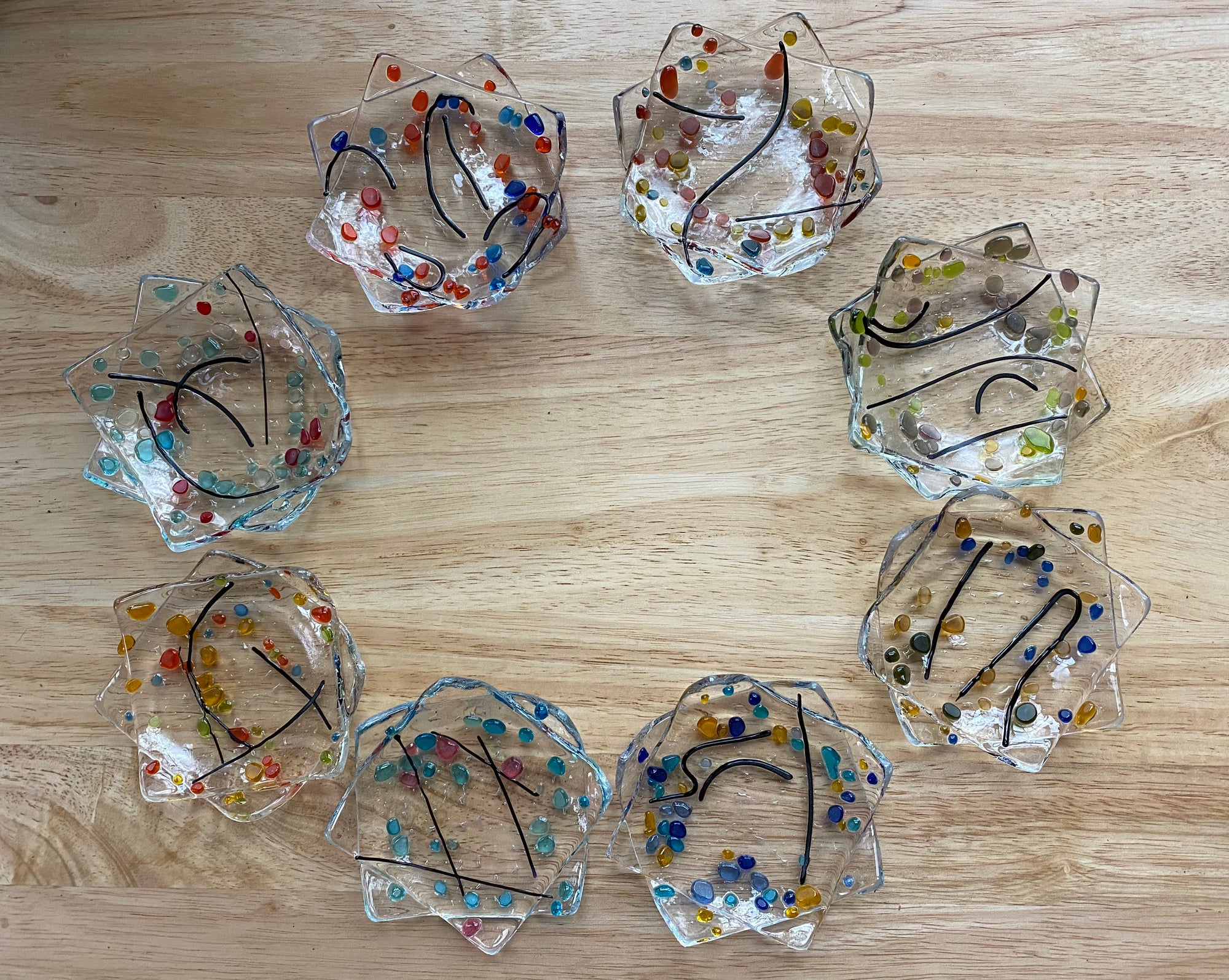 Dots of Color Star Dishes